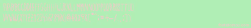 Lisätietoja Cristobal-fontista Cristobal-fontti – vaaleanpunaiset fontit vihreällä taustalla