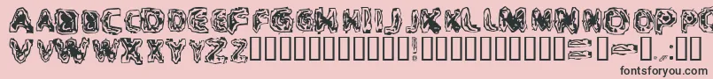 CRITM    Font – Black Fonts on Pink Background