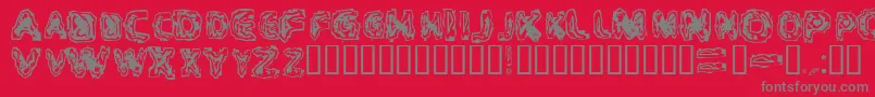 CRITM    Font – Gray Fonts on Red Background