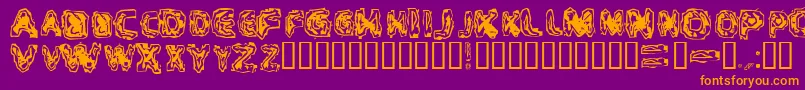 CRITM    Font – Orange Fonts on Purple Background