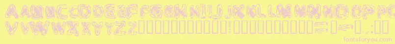 CRITM    Font – Pink Fonts on Yellow Background