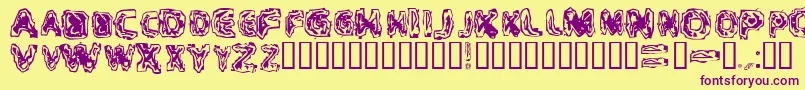 CRITM    Font – Purple Fonts on Yellow Background