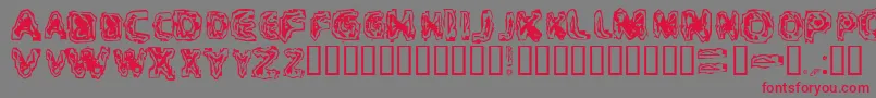 CRITM    Font – Red Fonts on Gray Background