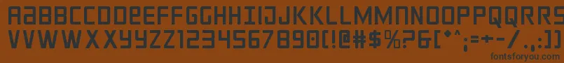crixus Font – Black Fonts on Brown Background