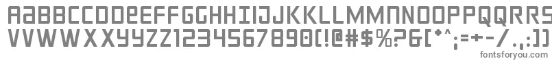 crixus-fontti – harmaat kirjasimet valkoisella taustalla