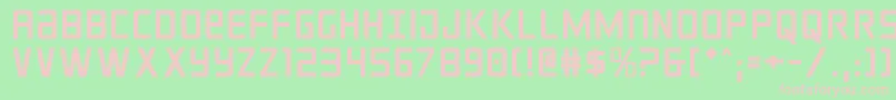 Шрифт crixus – розовые шрифты на зелёном фоне