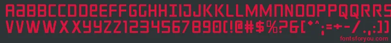 crixus Font – Red Fonts on Black Background