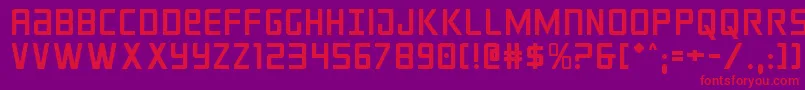 crixus Font – Red Fonts on Purple Background