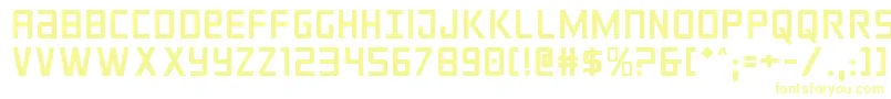 Шрифт crixus – жёлтые шрифты