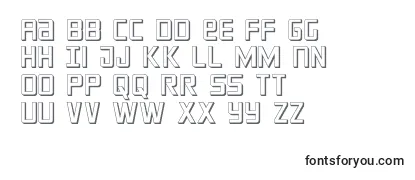 Шрифт Crixus3d