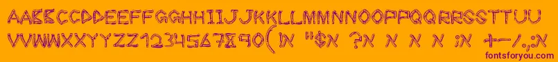 More about WoodSticks Font WoodSticks Font – Purple Fonts on Orange Background