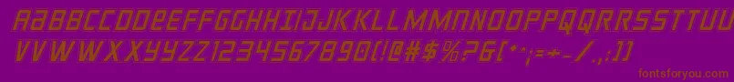 En savoir plus sur la police crixusacadital Police crixusacadital – polices brunes sur fond violet