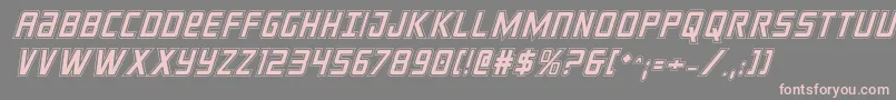 crixusacadital Font – Pink Fonts on Gray Background