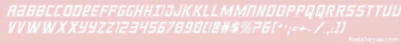 crixusacadital Font – White Fonts on Pink Background