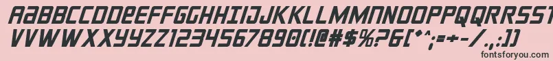 crixusboldital Font – Black Fonts on Pink Background