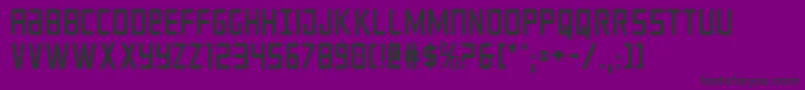 Weitere Informationen zur crixuscond-Schriftart crixuscond-Schriftart – Schwarze Schriften auf violettem Hintergrund