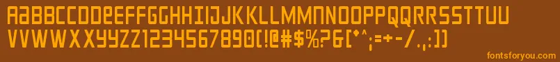 More about crixuscond Font crixuscond Font – Orange Fonts on Brown Background
