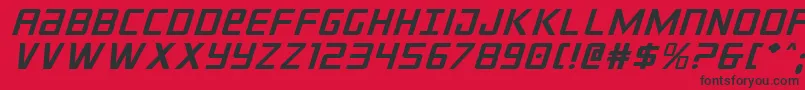 crixusexpital Font – Black Fonts on Red Background