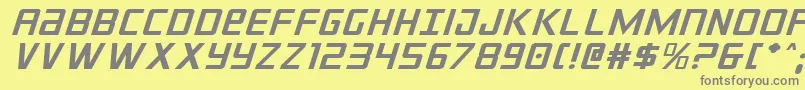 crixusexpital Font – Gray Fonts on Yellow Background