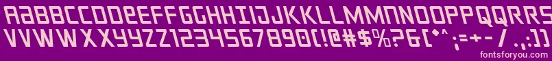crixusleft Font – Pink Fonts on Purple Background
