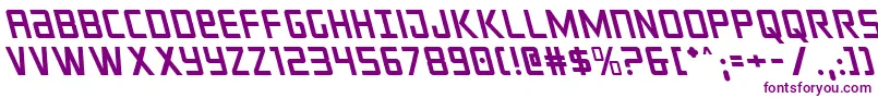 crixusleft Font – Purple Fonts on White Background