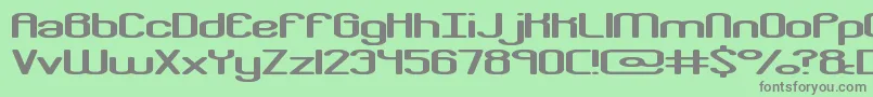 crkdownr Font – Gray Fonts on Green Background