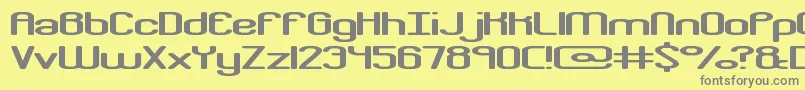 crkdownr Font – Gray Fonts on Yellow Background
