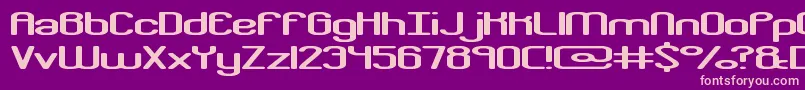 crkdownr Font – Pink Fonts on Purple Background