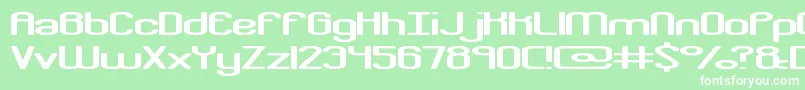 crkdownr Font – White Fonts on Green Background