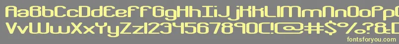 Weitere Informationen zur crkdownr-Schriftart crkdownr-Schriftart – Gelbe Schriften auf grauem Hintergrund