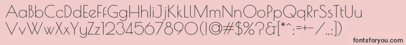 Weitere Informationen zur PoiretOne-Schriftart PoiretOne-Schriftart – Schwarze Schriften auf rosa Hintergrund