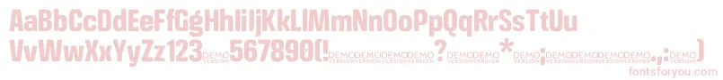 CrossfitDemo Bold Font – Pink Fonts