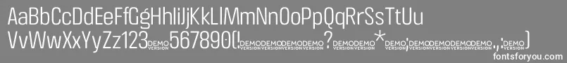 CrossfitDemo Light Font – White Fonts on Gray Background