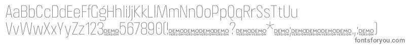CrossfitDemo Thin Font – Gray Fonts