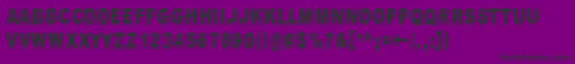 Uglygoodbaddark Font – Black Fonts on Purple Background