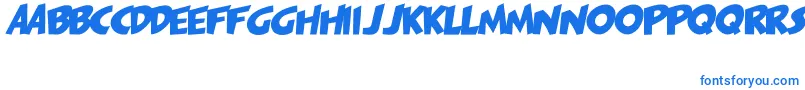 PagiJakarta Font – Blue Fonts on White Background