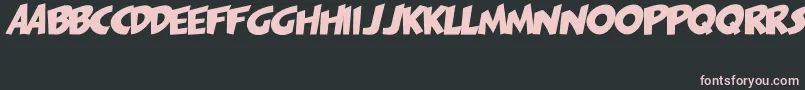 PagiJakarta Font – Pink Fonts on Black Background