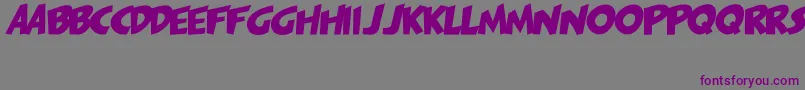 PagiJakarta Font – Purple Fonts on Gray Background