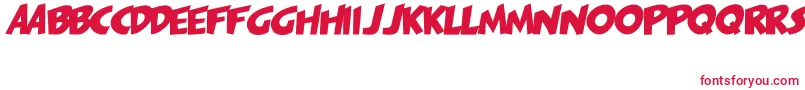 Шрифт PagiJakarta – красные шрифты на белом фоне