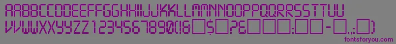 More about Crystal Font Crystal Font – Purple Fonts on Gray Background