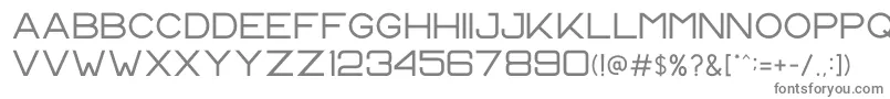 CS Harley Regular Font – Gray Fonts on White Background
