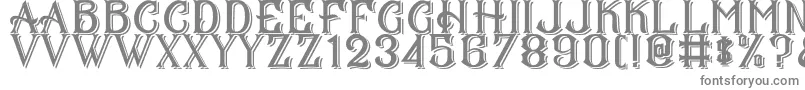 Шрифт CS Mulan Double – серые шрифты