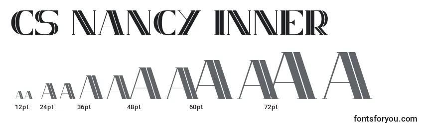 CS Nancy Inner Font Sizes