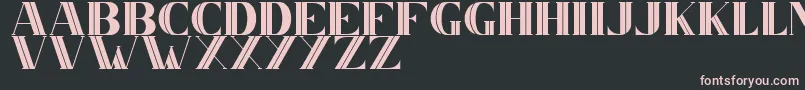 CS Nancy Inner Font – Pink Fonts on Black Background