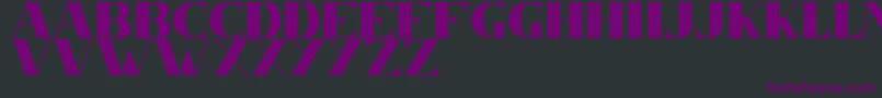 CS Nancy Inner Font – Purple Fonts on Black Background