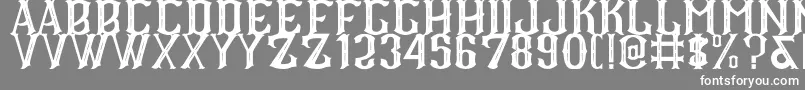 CS Roger Inner Font – White Fonts on Gray Background