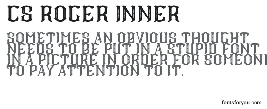 Review of the CS Roger Inner Font