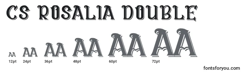 CS Rosalia Double Font Sizes