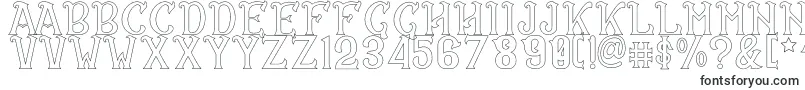 CS Rosalia Outline-fontti – Tekstitysfontit