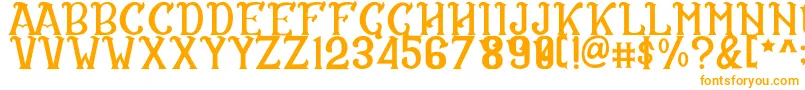 Шрифт CS Rosalia Regular – оранжевые шрифты